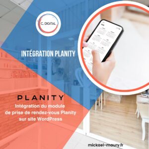 Intégration du module de prise de rendez-vous Planity sur site WordPress