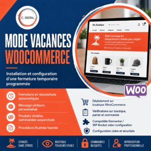 Mise en place d’un mode vacances programmé pour WooCommerce