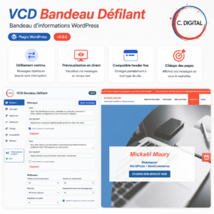 VCD Bandeau Défilant