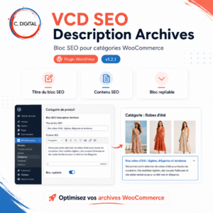 VCD SEO Description Archives WooCommerce