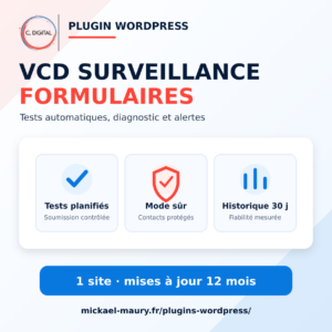 VCD – Surveillance formulaires
